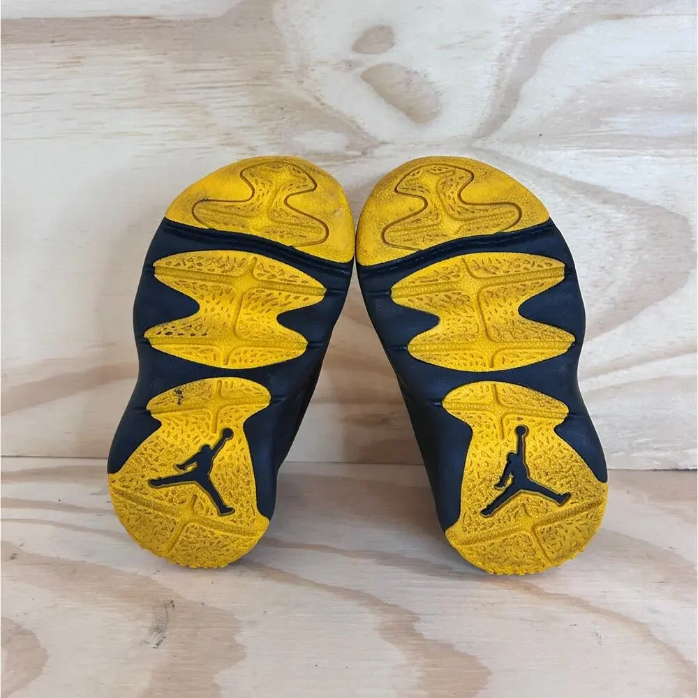 Nike -Air Jordan DRP 23 -Rain Boots -Black/Yellow -Toddler Kids -9C- CT5799-706